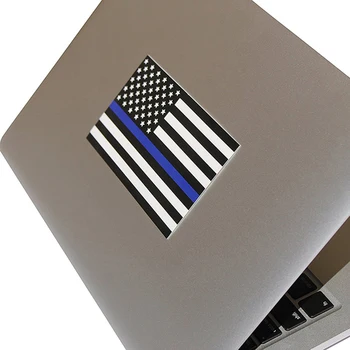 Dreptunghiular Albastru Viețile Contează Poliție statele UNITE ale americii American Linie Subțire Pavilion Masina Autocolant Decal Noi