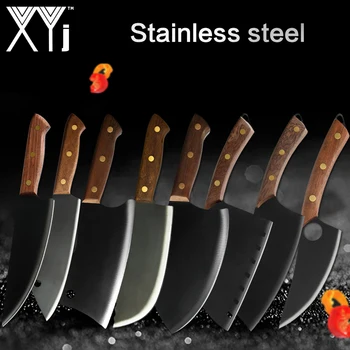 XYj Din Oțel Inoxidabil Cuțit Bucătar-Șef Set 5