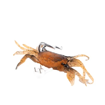 Apă sărată 3D Crab Momeala Momeli Bass Wrasse Mare Cod Cârlig de Pescuit Aborda Momeala Cu Cârlig Mare Momeală de Pescuit Aborda