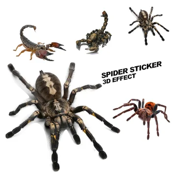 3D Spider Scorpion Autocolant Auto Model Animal Auto Geam Oglinda Auto Corpul Decal Decor Exterior rezistent la Apa de Mare Aderenta