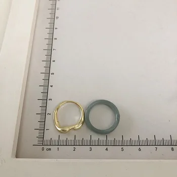 2021 Coreene Noi, Vintage Rășină Metal Geometrice Neregulate Pătrat Rotund Inele Pentru Femei Cadouri Bijuterii Set Inel