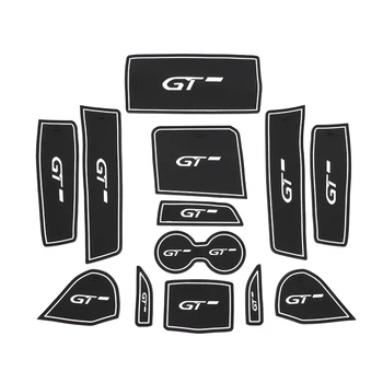 GT 3008 5008 Anti-Alunecare Poarta Slot Cupa Mat Pentru Peugeot 3008 GT 2016 2017 2018 5008 GT Ușa Groove Non-alunecare Pad Interior Accesorii