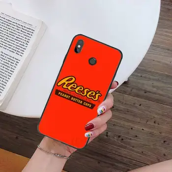 Dulce Bomboane de Reeses alimente Cazuri de Telefon Pentru Xiaomi Redmi 7 9m 9se k20 mi8 max3 lite 9 nota 8 9 10 pro Silicon Moale de Acoperire Coajă