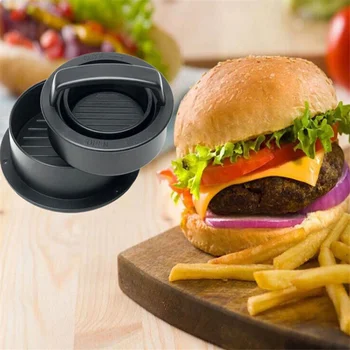 Runda De Presa Hamburger Hamburger Plastic Filtru Pentru Carne De Vita Grill Patty Burger De Presă Mucegai Instrument De Bucatarie