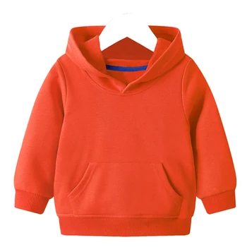 2021 rotund gat culoare solidă pulover casual tricou Fete cu gluga Copii copii Copii haine baieti Haine 4150 26
