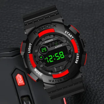 HONHX Bărbați Ceasuri Sport de Moda Chronos Numărătoarea inversă Bărbați Impermeabil Ceas Digital cu LED Omul Militare Ceas Relogio Masculino
