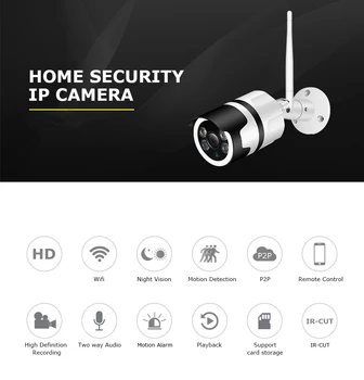 8MP 4K Mini Camera IP Wifi în aer liber, H. 265 Onvif Glonț CCTV Largă Viziune de Noapte IR 8MP POE Camera de Supraveghere Video Audio Camhi