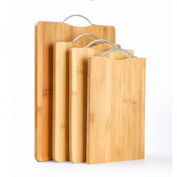 Gros Puternic Bambus lemn placă de tăiere de tăiere pad alimente pentru copii de clasificare pâine, legume, Fructe Tăiate consumabile Bucatarie