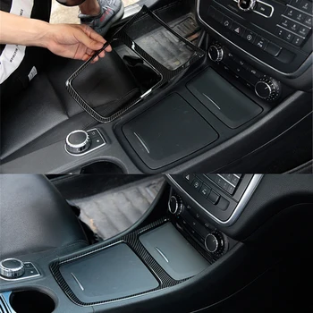 ABS Consola centrala Cutie Depozitare Cadru Decorare Acoperire pentru Mercedes Benz GLA, CLA Class W176 X 156 C117 2013-2019 Accesorii