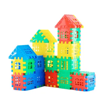 100/160PCS Plastic Blocuri Caramizi de Jucarie pentru copii Pentru Copii Educative Amuzante Colorate Casa Bloc de Jucarii pentru Copii Cadou de Crăciun