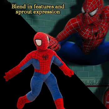 Disney Marvel Avengers Spiderman Desene animate Umplute Papusa Otoman Jucărie de Pluș Copil Băiat Cârpă Papusa Perna Fata de Copil Cadou decor