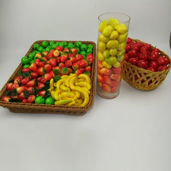 20buc Mini Artificiale de Fructe de Piersici Spuma Ieftin Apple Cherry Simulare de Fructe False Acasă Petrecerea de Nunta