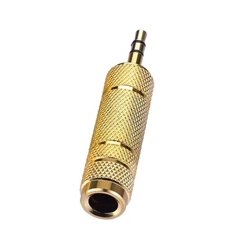 1 buc 3.5 mm Masculin La 6,5 mm de sex Feminin Adaptor Pentru Telefon Mobil, PC, Notebook-uri 3.5 Plug La 6.35 Jack Stereo Speaker Adaptor Audio Converter