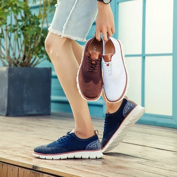 2021 Nou Brand de Pantofi pentru Bărbați Adidași ochiurilor de Plasă Respirabil în aer liber Bărbați Pantofi Plat Confortabil Manual Pantofi Casual Mocasini Marimea 40-46