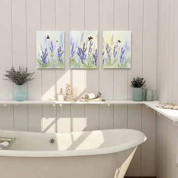 Flori de Arta de Perete Panza Pictura Botanică Postere pentru Dormitor Roz Gri Imagini de Baie Living Modern Decor Acasă Printuri
