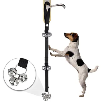 Câinele Sonerii De Calitate Premium De Formare Olita Mare Reglabil Câine Clopote Pentru Oală Spargere Clicker Clopot Ușă Instrument De Formare