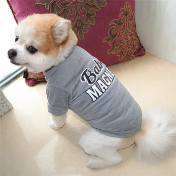 Noul Hot Nou 1 BUC Animale de companie Cățeluș Iarna Pet Puppy Vara Tricou Mic Câine Pisică animale de Companie Haine Vesta T Shirt Îmbrăcăminte Costume