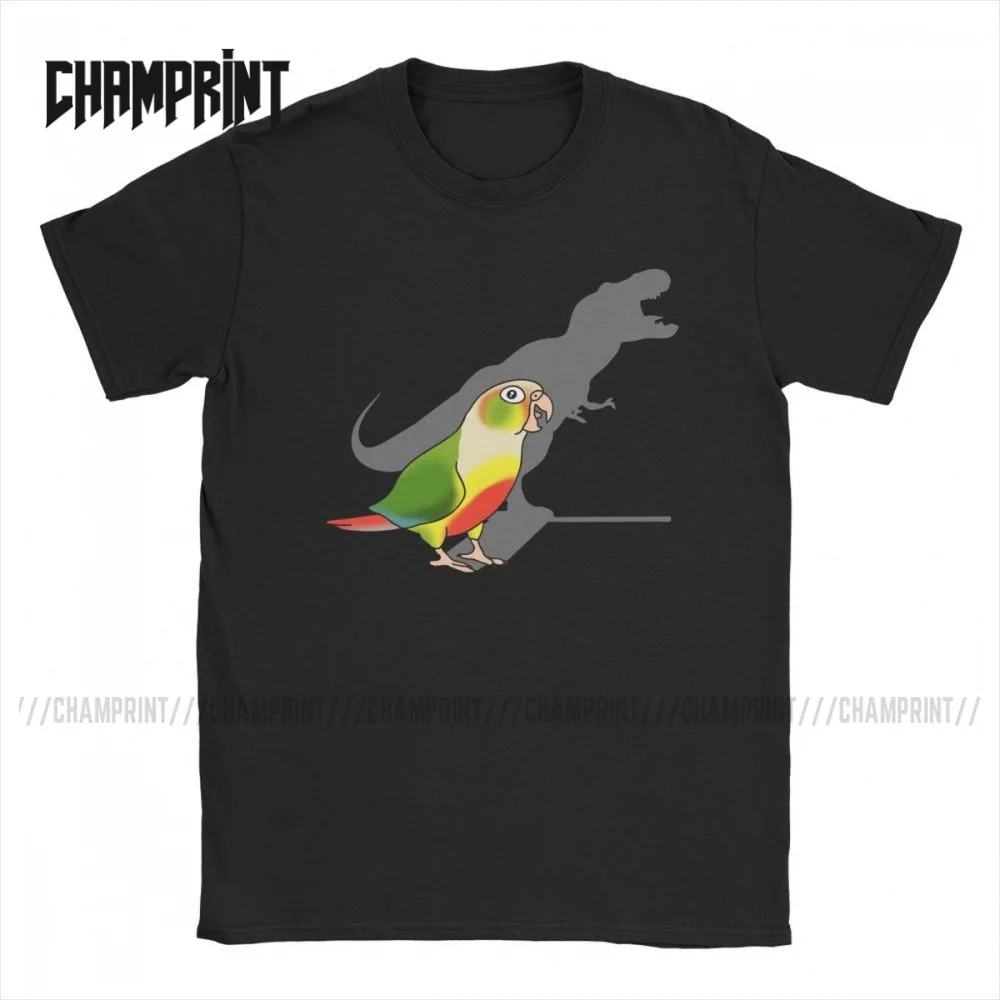 T-rex Umbra Ananas Papagalul Conure Barbati Tricouri Papagal Pasăre Animal Tricou cu Maneci Scurte T-Shirt din Bumbac Plus Dimensiune