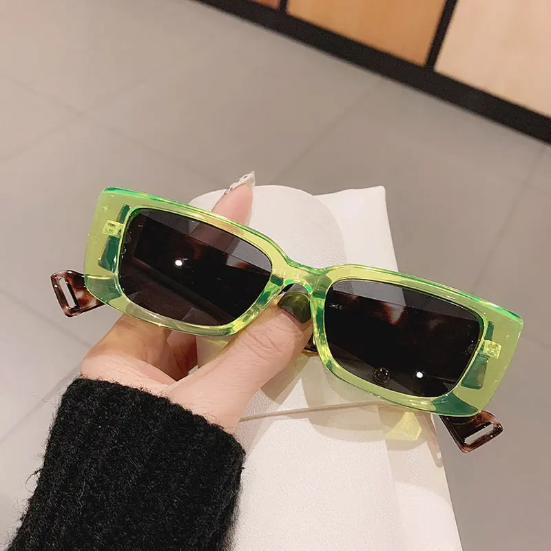 2021 Retro Mic Dreptunghi ochelari de Soare Femei Populare de Moda Bomboane de Culoare Ochelari de Bărbați Piața de Epocă Ochelari de Soare Nuante UV400